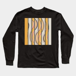 The curve orange Long Sleeve T-Shirt